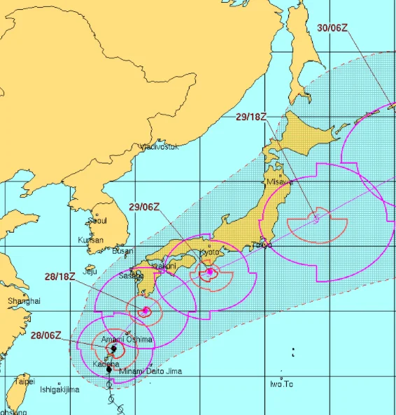 台風22号